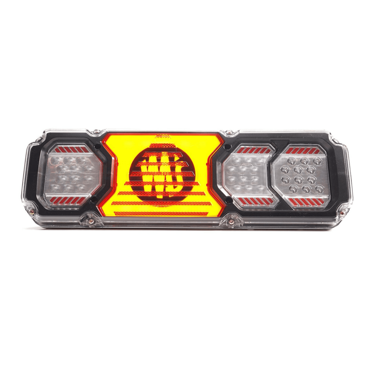 WAS W281D LED trailer rear combination lamp BLACK lensLED Rear LightWASSRH Lighting
