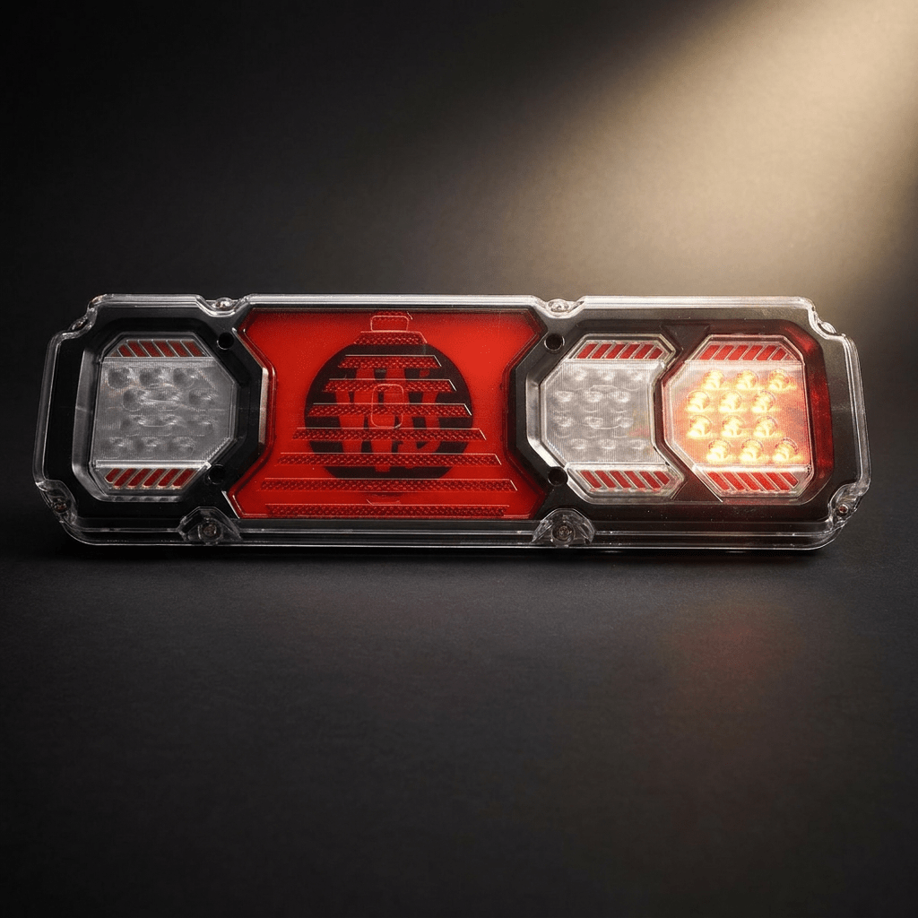 WAS W281D LED ULTRA BEAUTY trailer rear combination lamp BLACK lensLED Rear Light2517 L BLACKWASSRH Lighting