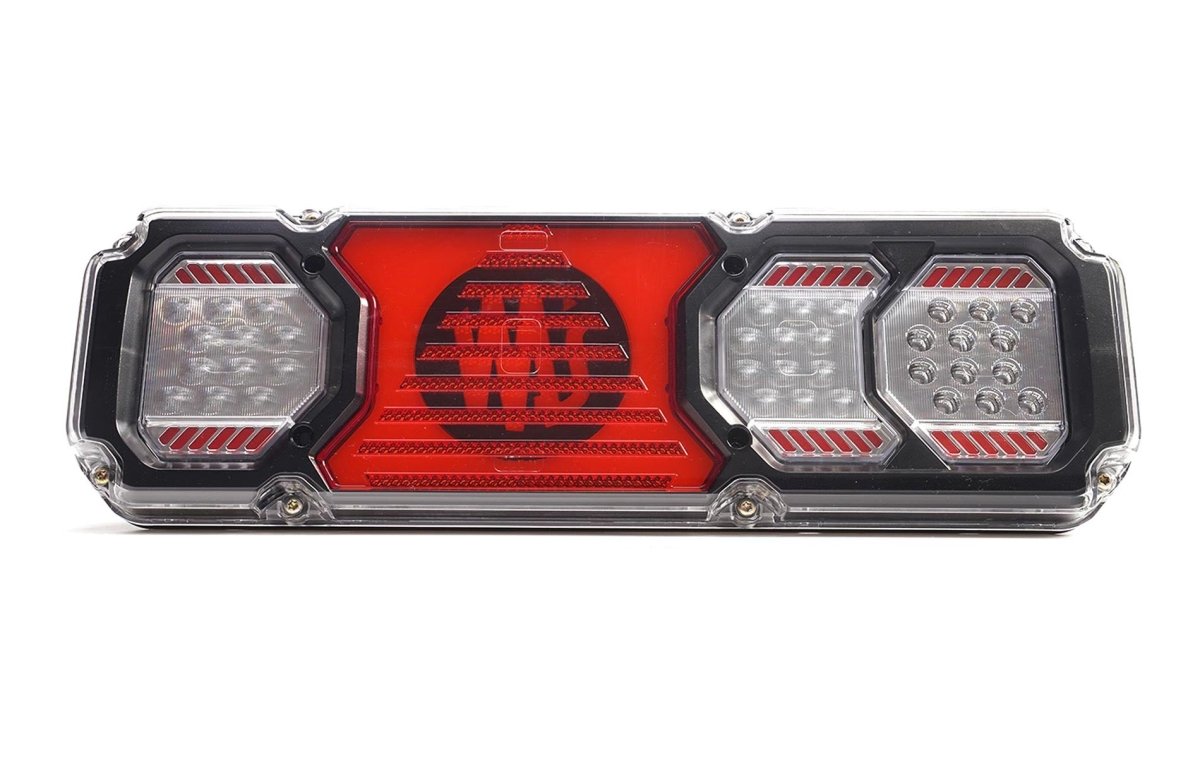 WAS W281D LED trailer rear combination lamp BLACK lensLED Rear LightWASSRH Lighting