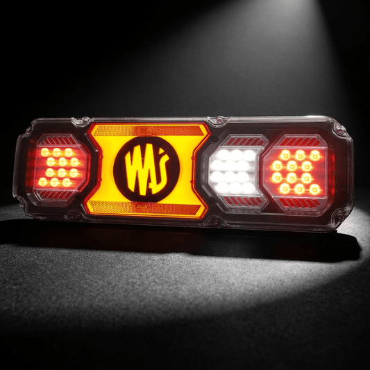 WAS W282D LED 12/24 volt rear combination lamp RED lens for trucksLED Rear Light2521 L KRWASSRH Lighting