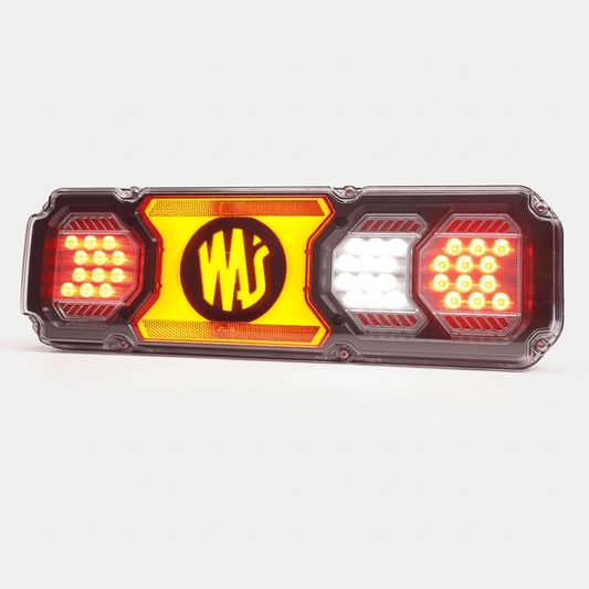 WAS W282D LED 12/24 volt rear combination lamp RED lens for trucksLED Rear Light2521 L KRWASSRH Lighting