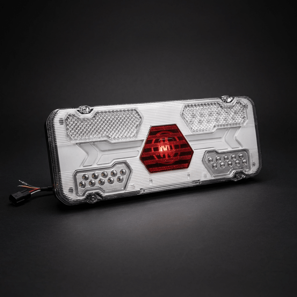 WAS W294ST Rear combination lamp (White)Stop, tail, dynamic indicator, reverse, rear fogWASSRH Lighting