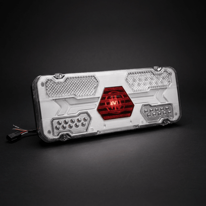 WAS W294ST Rear combination lamp (White)Stop, tail, dynamic indicator, reverse, rear fogWASSRH Lighting