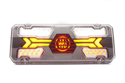 WAS W294ST Rear combination lamp (White)Stop, tail, dynamic indicator, reverse, rear fogWASSRH Lighting