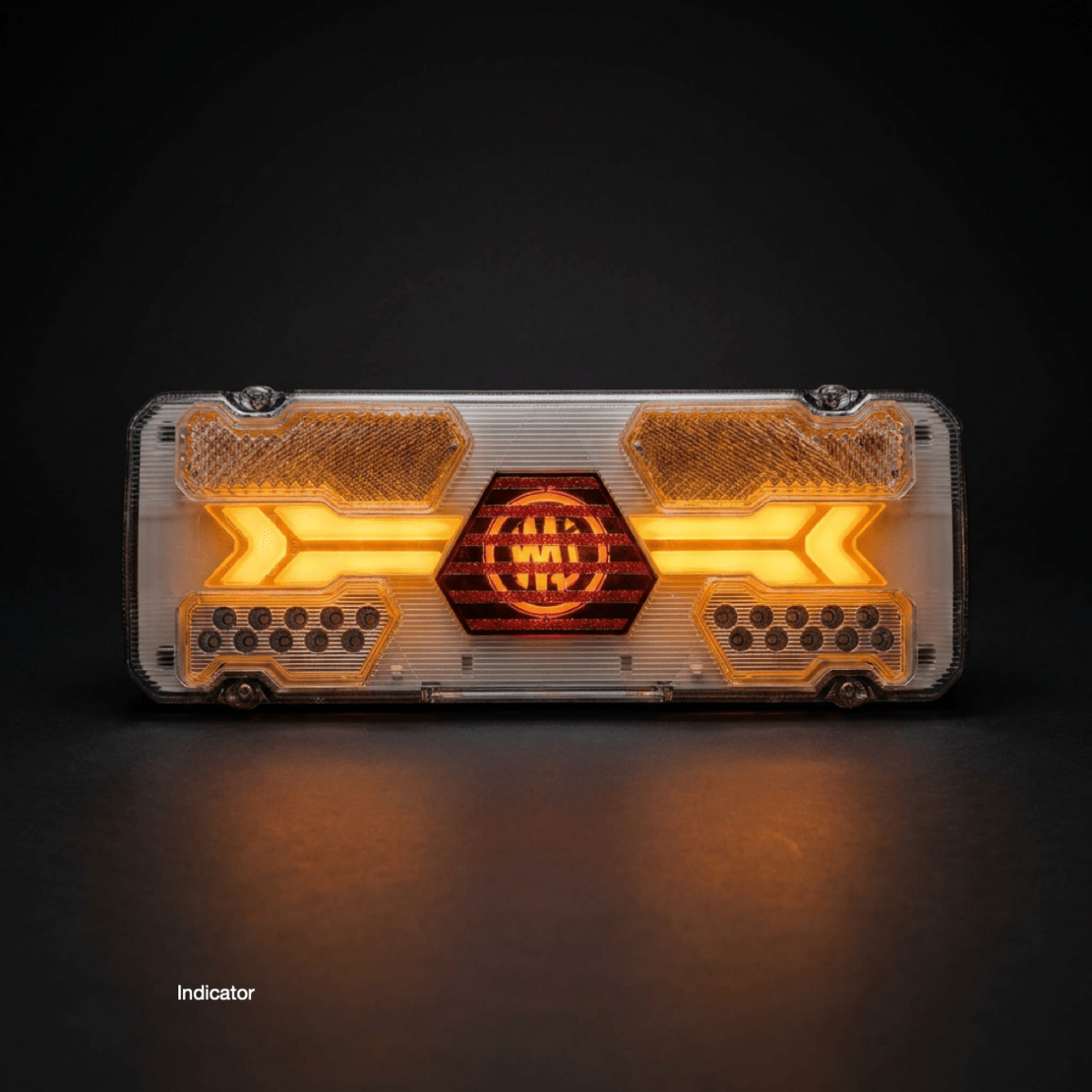 WAS W294ST Rear combination lamp (White)Stop, tail, dynamic indicator, reverse, rear fogWASSRH Lighting