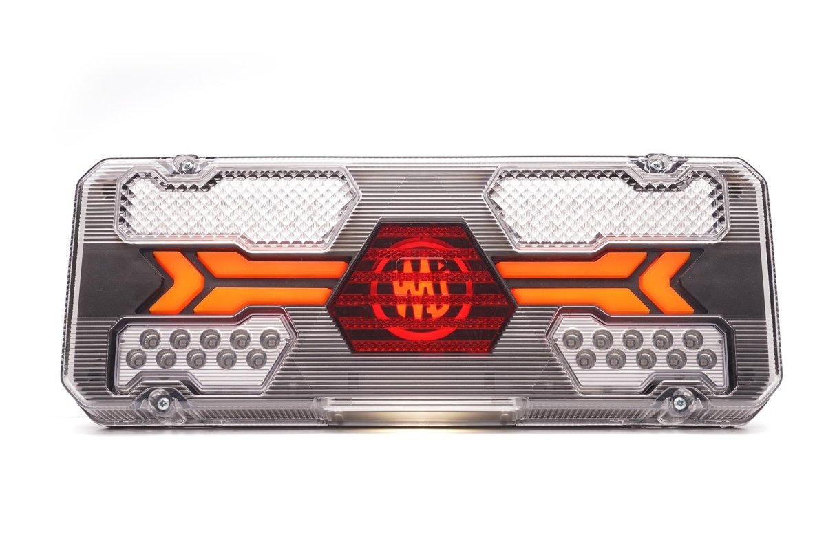 WAS W294ST Rear combination lamp (White)Stop, tail, dynamic indicator, reverse, rear fogWASSRH Lighting