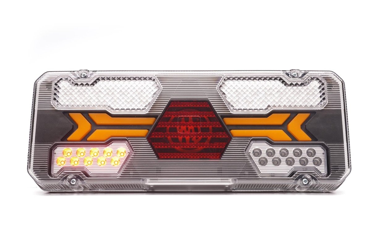 WAS W294ST Rear combination lamp (White)Stop, tail, dynamic indicator, reverse, rear fogWASSRH Lighting