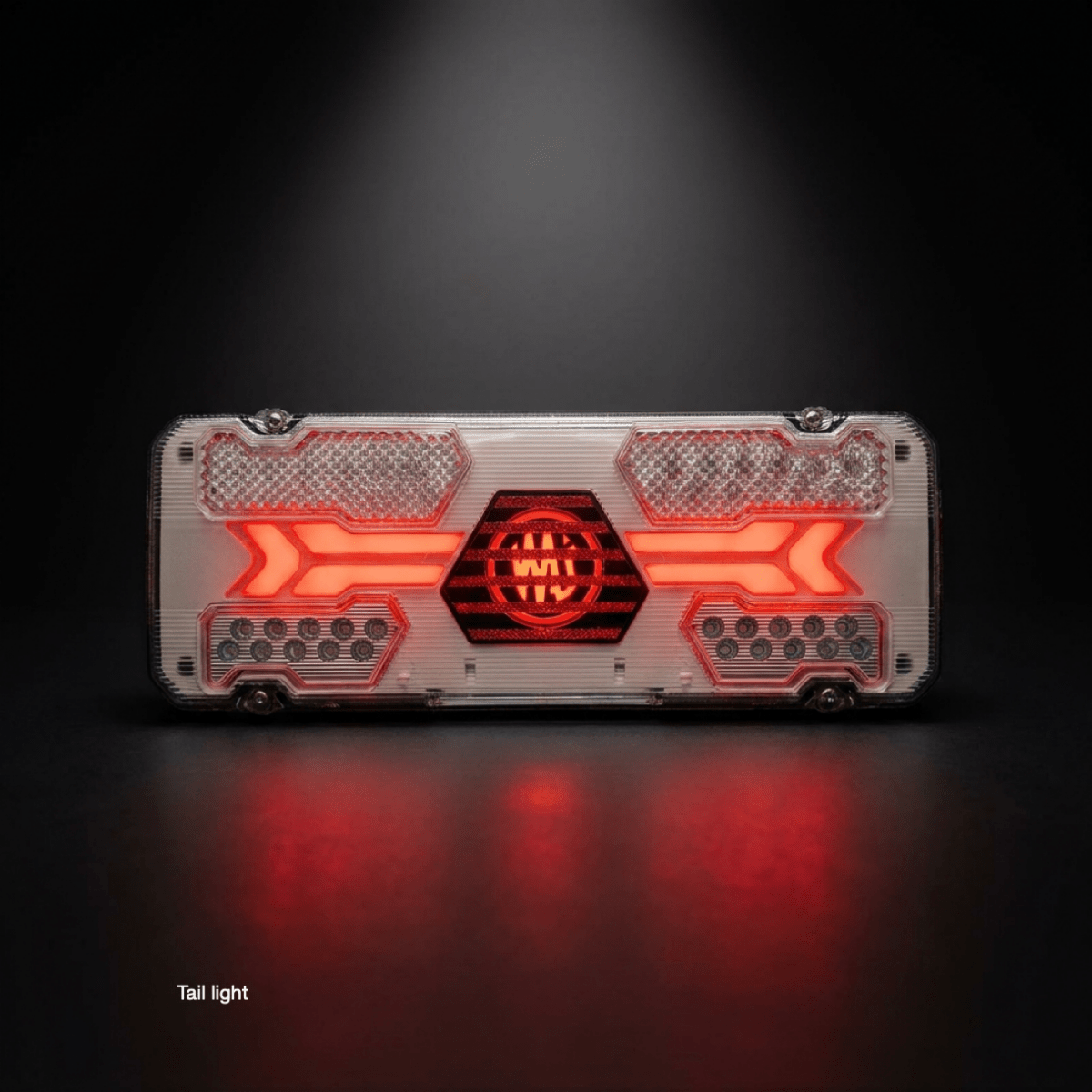 WAS W294ST Rear combination lamp (White)Stop, tail, dynamic indicator, reverse, rear fogWASSRH Lighting