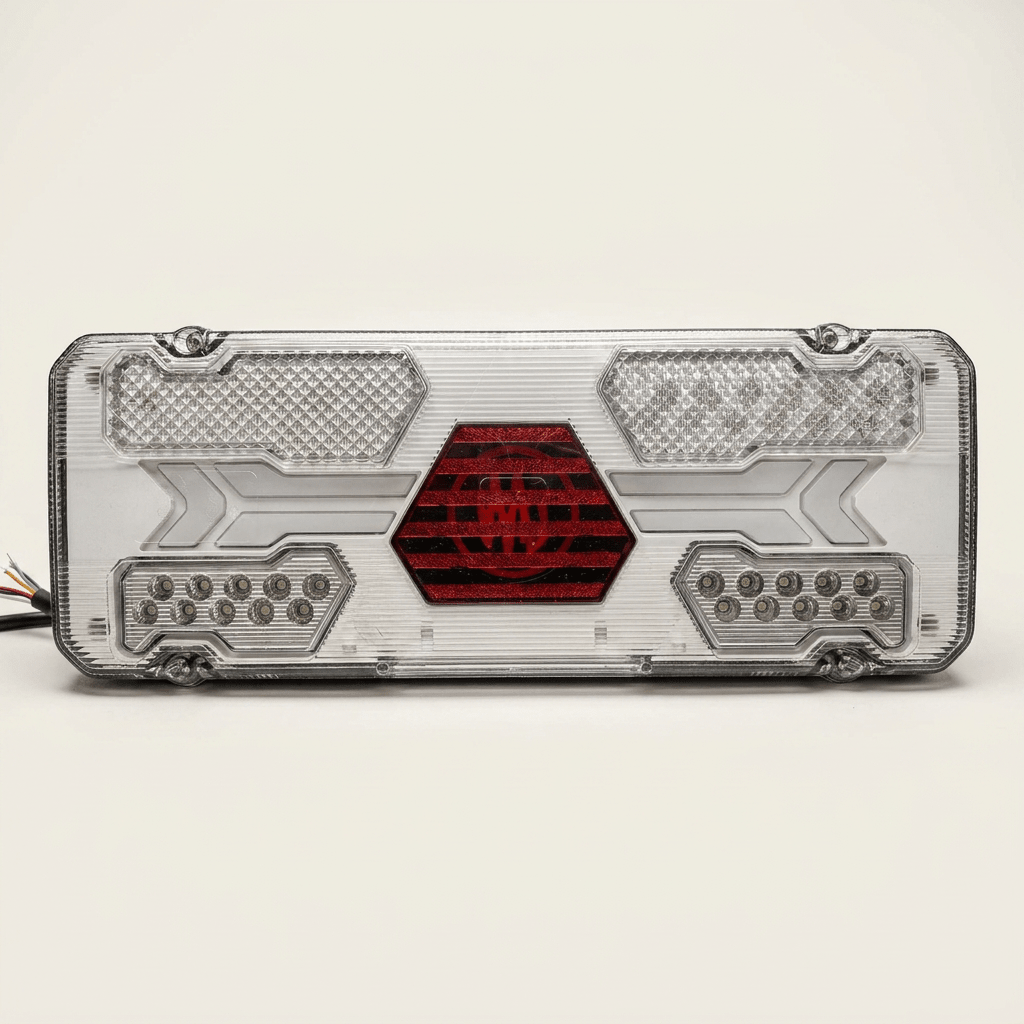 WAS W294ST Rear combination lamp (White)Stop, tail, dynamic indicator, reverse, rear fogWASSRH Lighting