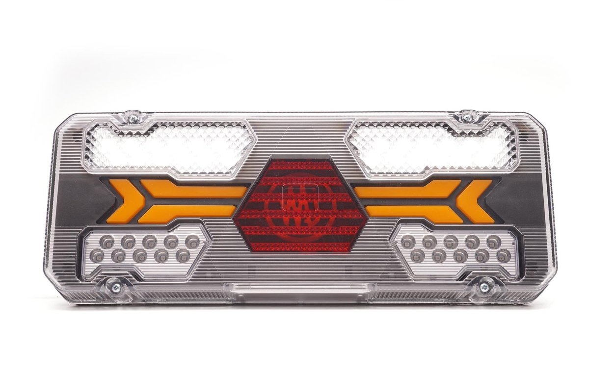 WAS W294ST Rear combination lamp (White)Stop, tail, dynamic indicator, reverse, rear fogWASSRH Lighting
