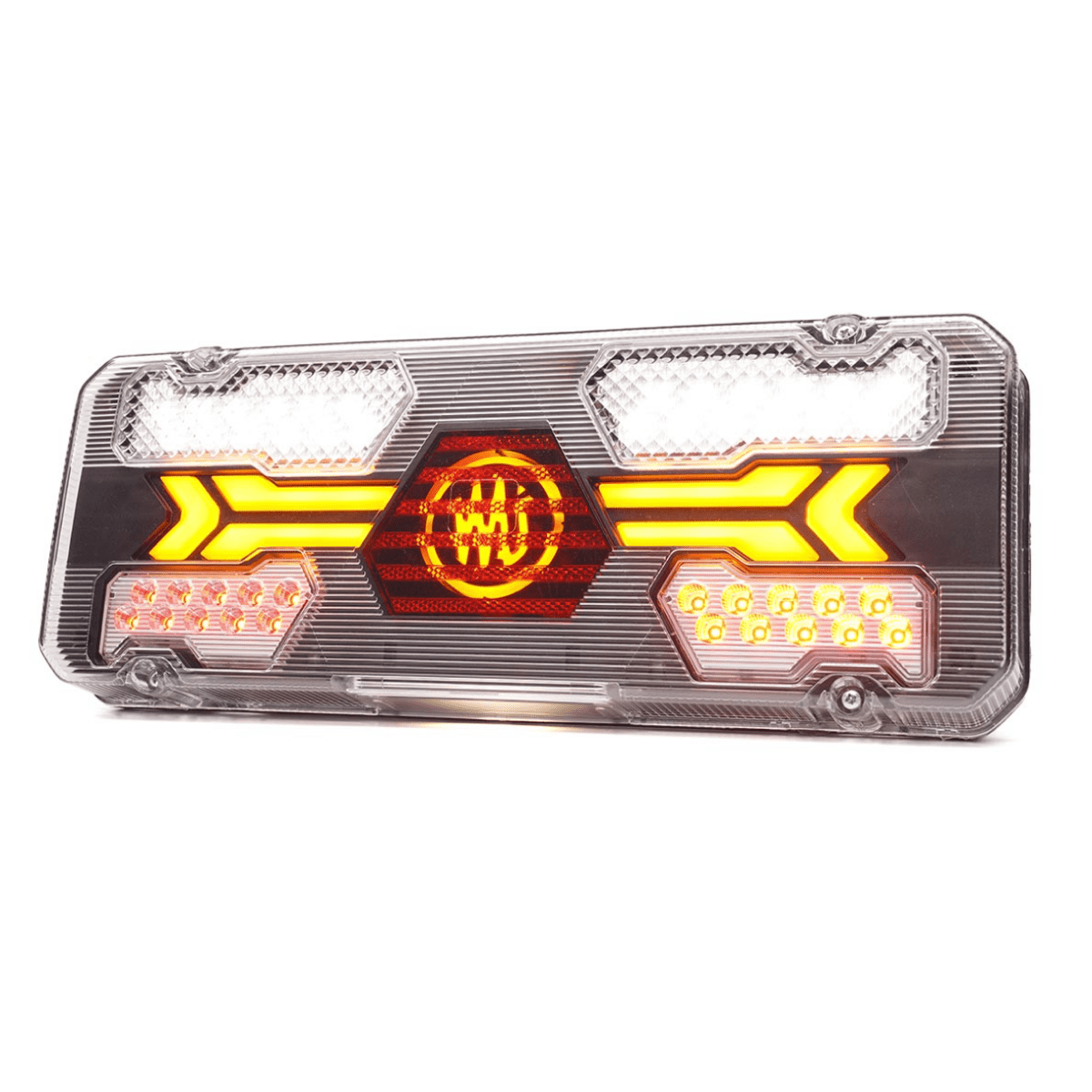 WAS W294ST Rear combination lamp (White)Stop, tail, dynamic indicator, reverse, rear fogWASSRH Lighting