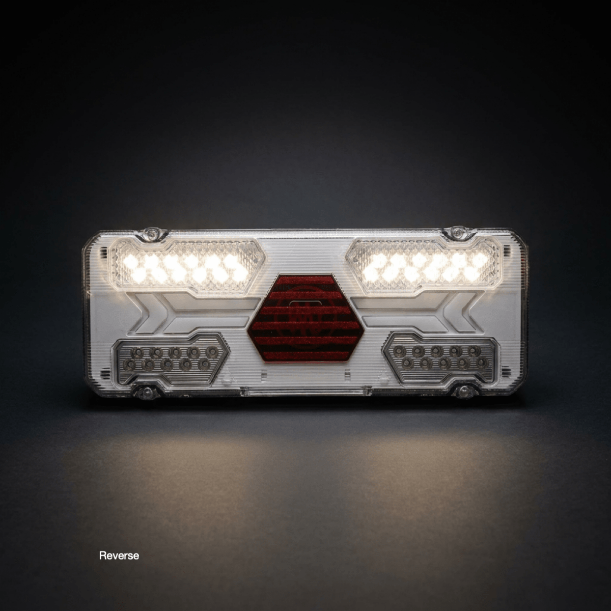 WAS W294ST Rear combination lamp (White)Stop, tail, dynamic indicator, reverse, rear fogWASSRH Lighting
