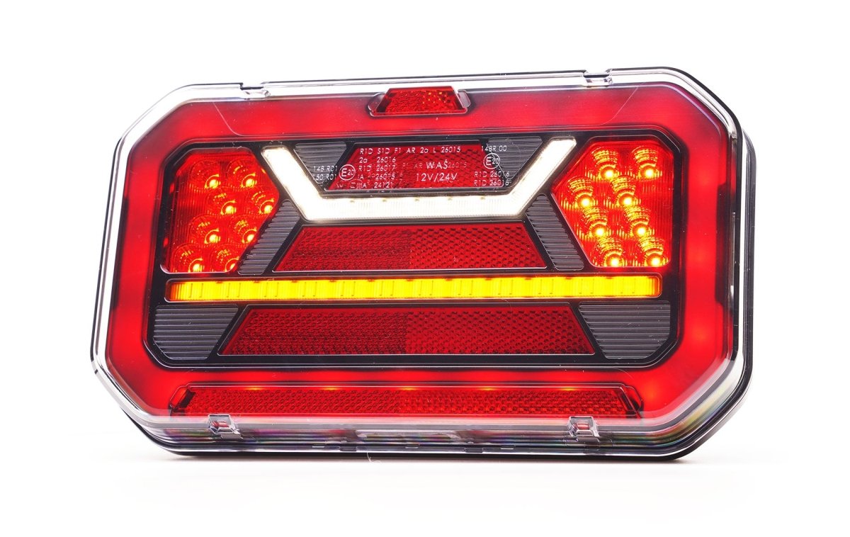 WAS W298 LED Multifunction Rear Trailer Lamps (BLACK)LED Rear Light2556 L NN BLACKWASSRH Lighting