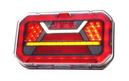 WAS W298 LED Multifunction Rear Trailer Lamps (BLACK)LED Rear Light2556 L NN BLACKWASSRH Lighting