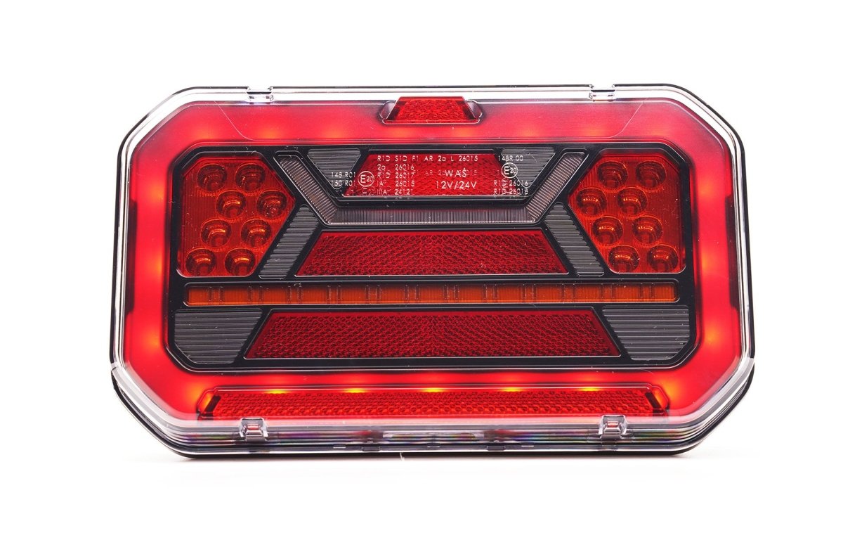 WAS W298 LED Multifunction Rear Trailer Lamps (BLACK)LED Rear Light2556 L NN BLACKWASSRH Lighting