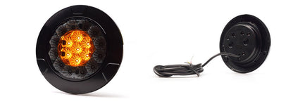 WAS W313 Y BLACK YELLOW multi function round LED rear lampLED Rear Light2235 BLACK YELLOWWASSRH Lighting