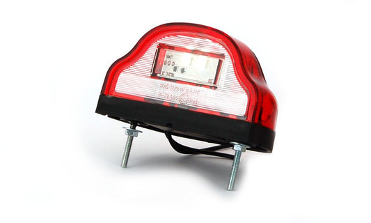 WAS W72 number plate light with tail lightNumber Plate Light409WASSRH Lighting