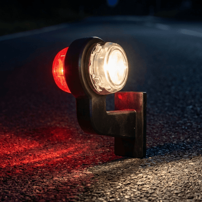 WAS W74.4 METEORS dog leg outline marker light for truck and trailerLED Outline marker light2591L/iiWASSRH Lighting