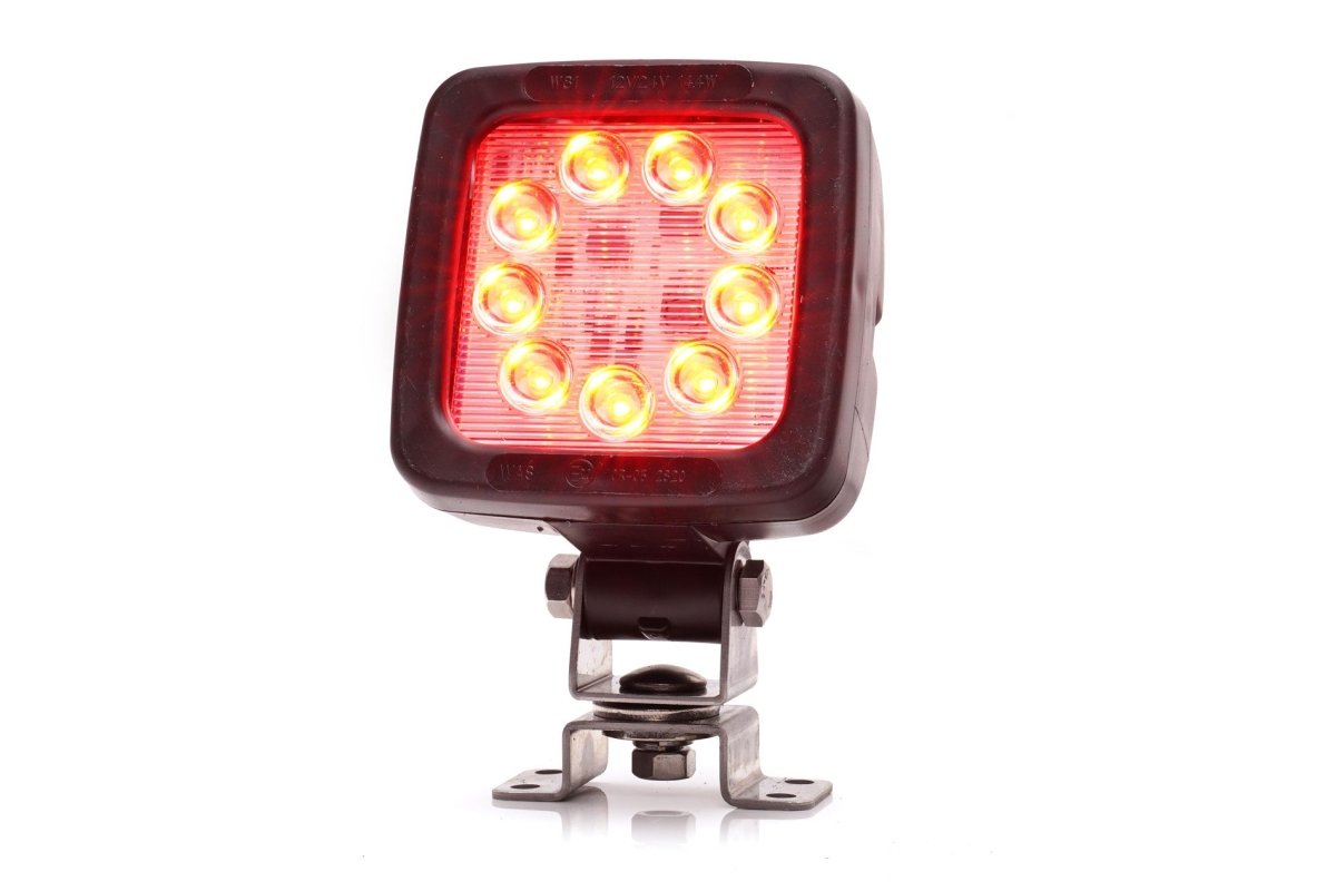 WAS W81 decorative LED RED lampLED work light822RWASSRH Lighting