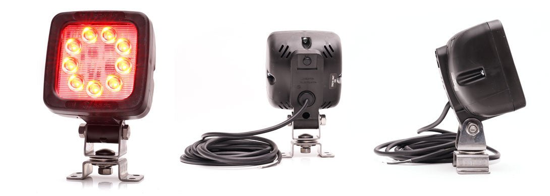 WAS W81 decorative LED RED lampLED work light822RWASSRH Lighting